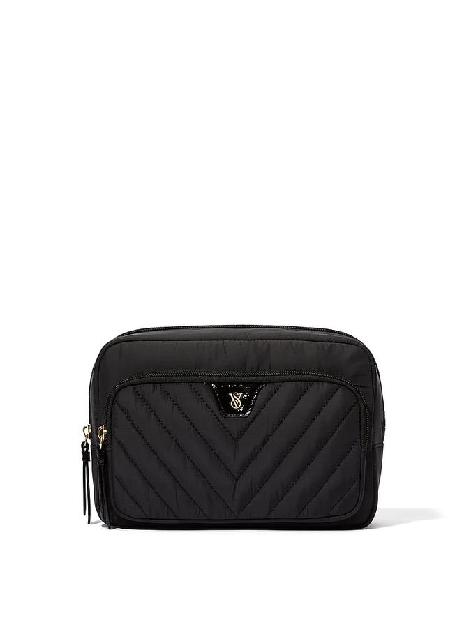 Victoria's Secret Travel Makeup Pouch Black