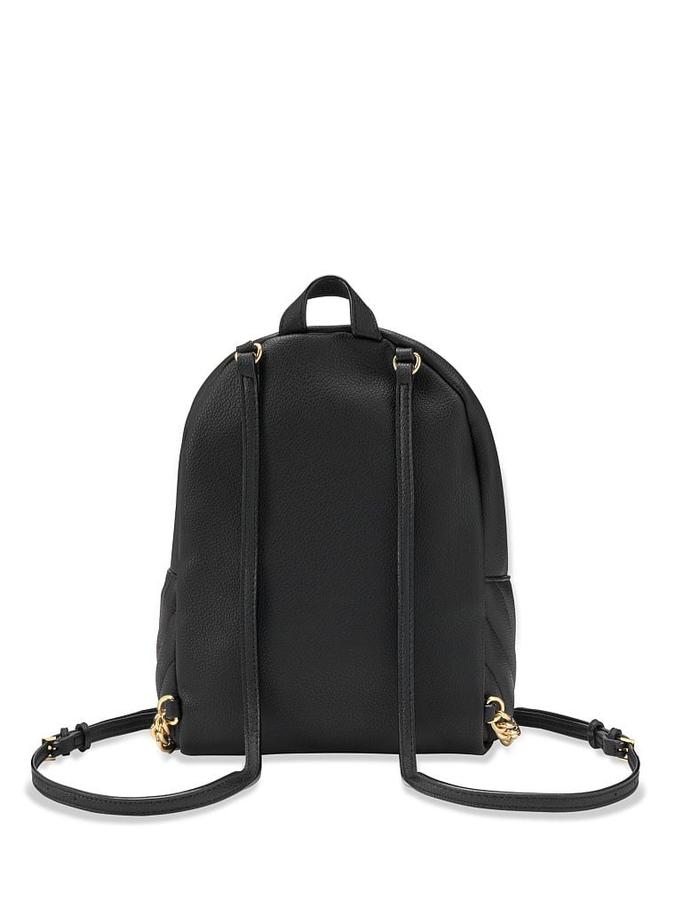 The Victoria Small Backpack Black image number 2