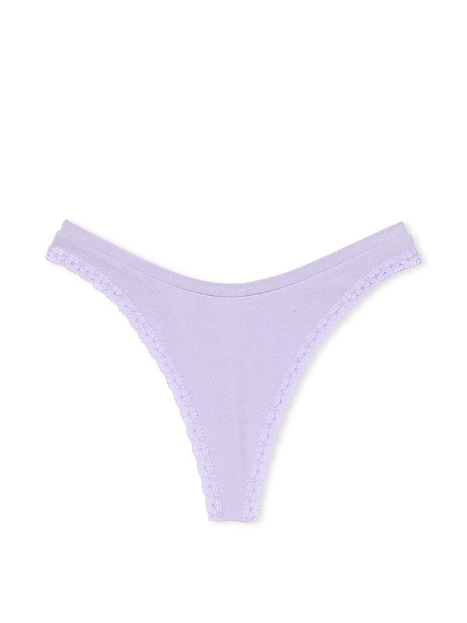 Seamless High-Leg Thong Panty