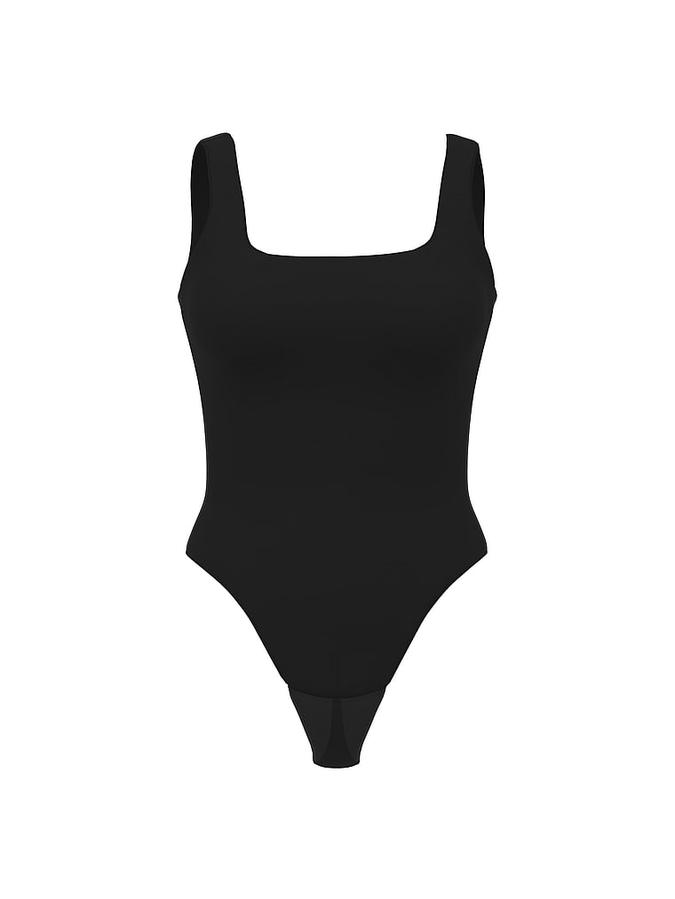 Bodywear by Victoria's Secret with FeatherSoft&trade; Innovation Square-Neck Tank Bodysuit image number 2