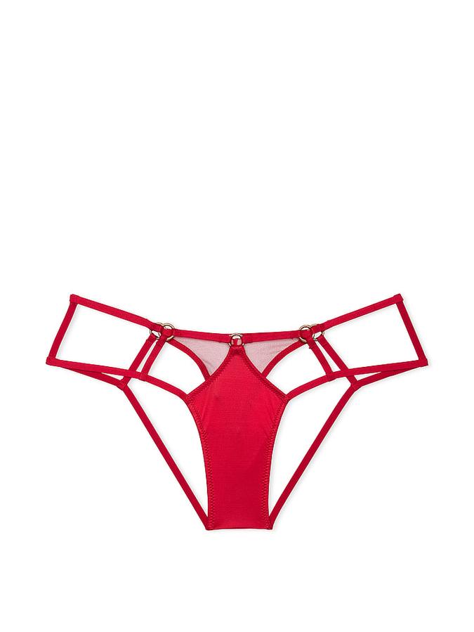 Strappy Hardware High-Leg Cheeky Panty image number 2