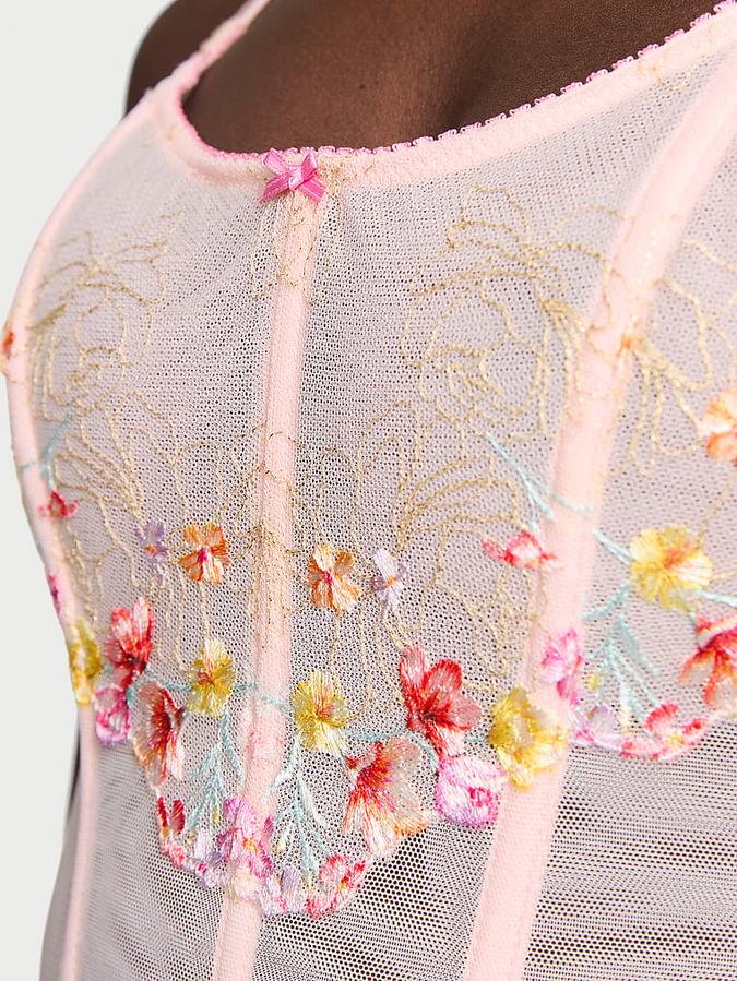 Bloom Embroidery Corset Top image number 4