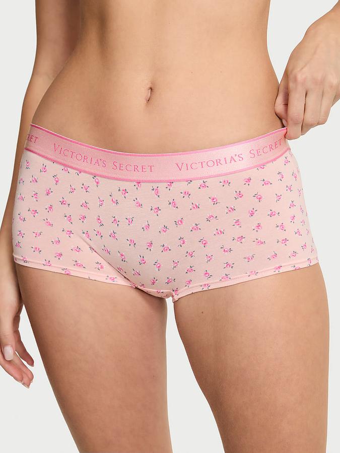 Logo Cotton Boyshort Panty