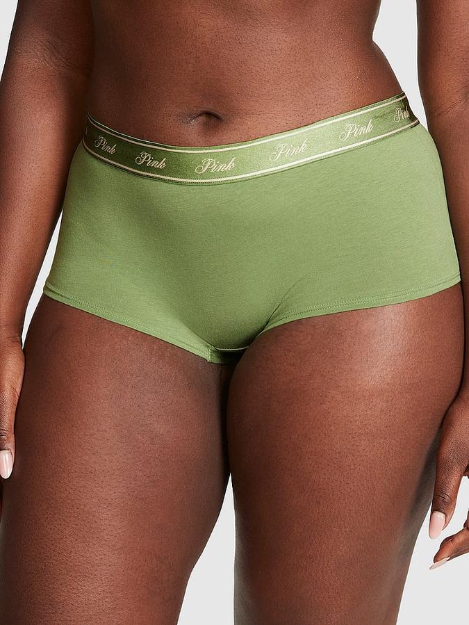 Logo Cotton Boyshort Panty