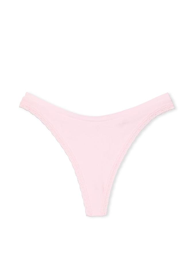 Seamless High-Leg Thong Panty