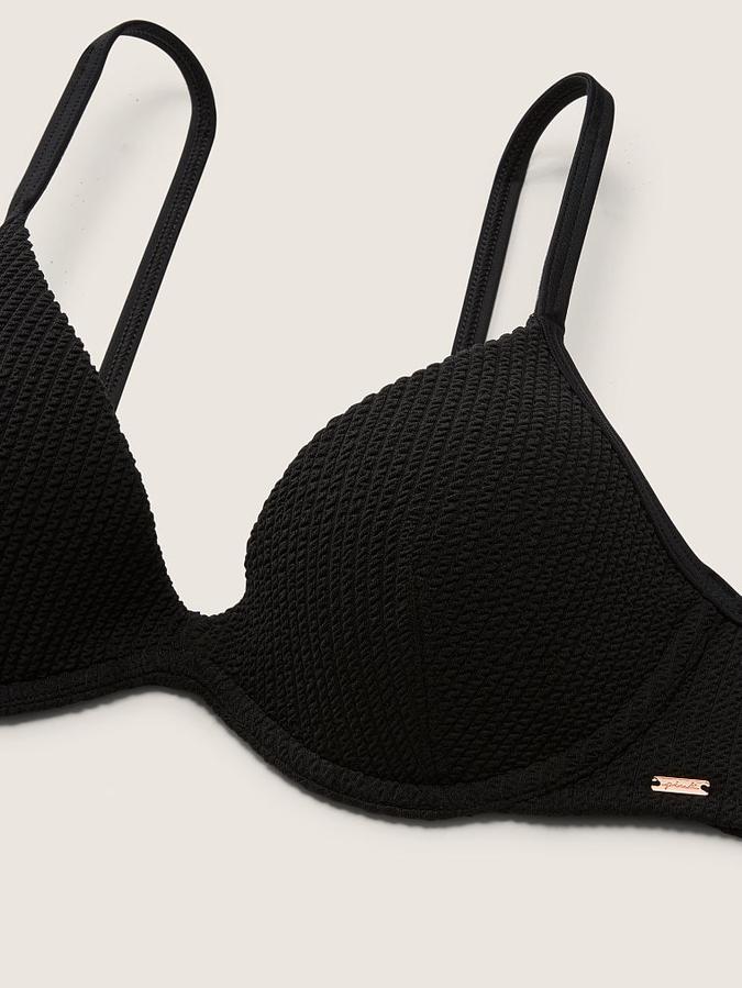 Crinkle Push-Up Bikini Top image number 3